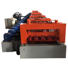 Floor deck cold roll forming machine